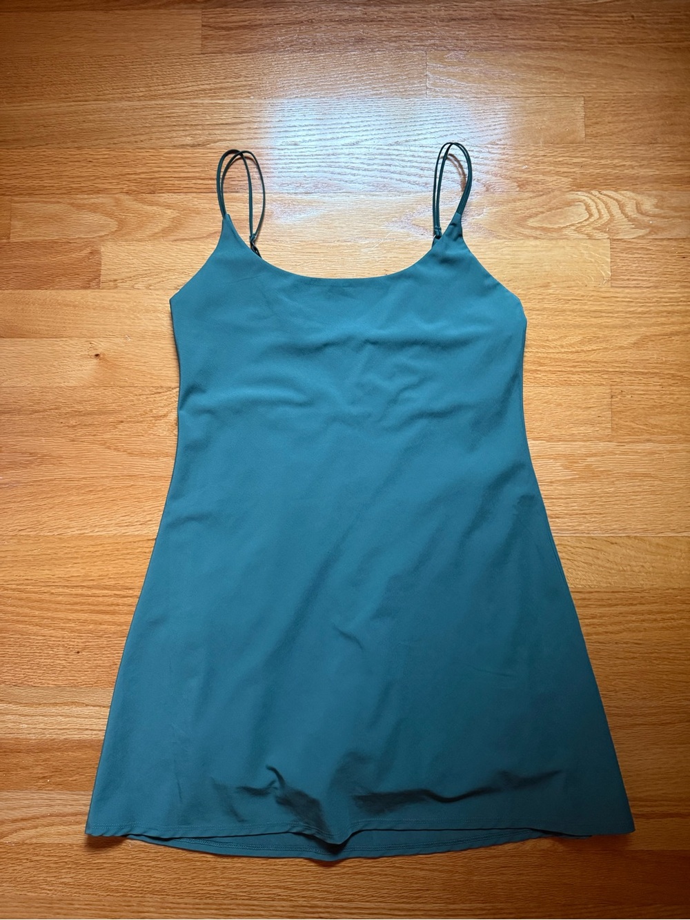 Abercrombie & Fitch Teal Spaghetti-Strap Mini Dress